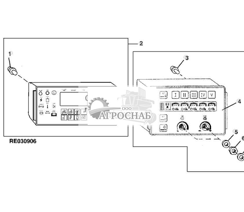 INSTRUMENT CONTROL UNIT ICU AND SCV SETUP PANEL SUP 